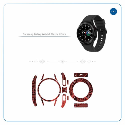 Samsung_Watch4 Classic 42mm_Red_Printed_Circuit_Board_2